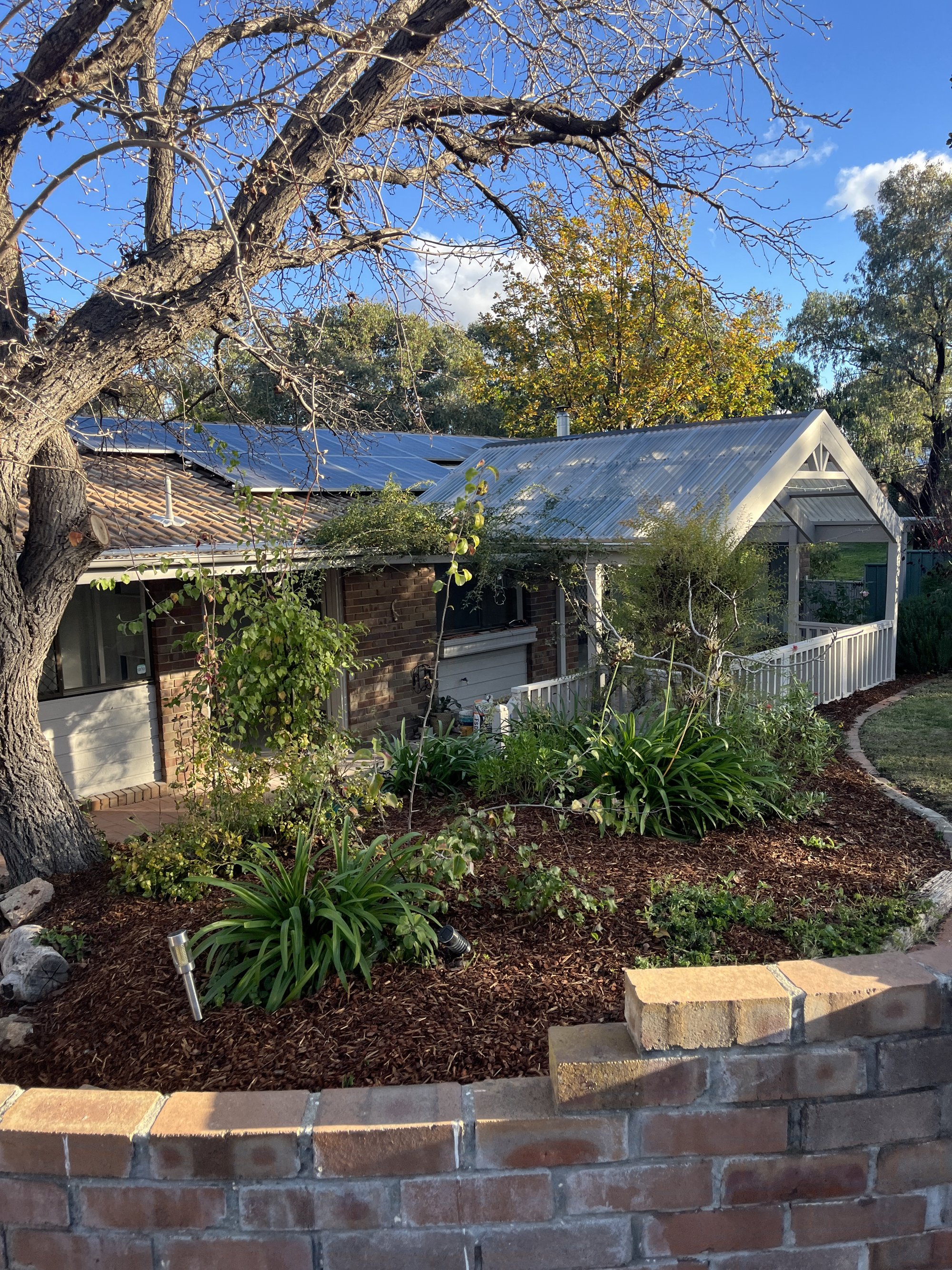 Front garden presentation — Mowtion Gardens, Canberra